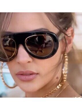 Authentic 💯 GUCCI Acetate Oversize Sunglasses GG1152S Tortoise